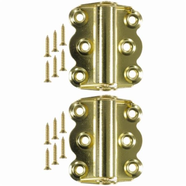 Tool 2.75 in. Self-Closing Hinges; Brass TO574297